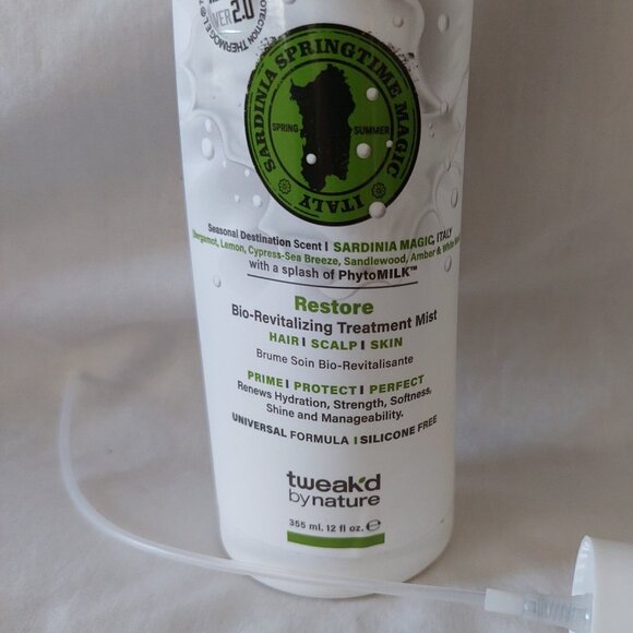 Tweak'd Nature Restore Revitalizing Hair Mist Sardinia Magic bio-revitalizing - Picture 2 of 2
